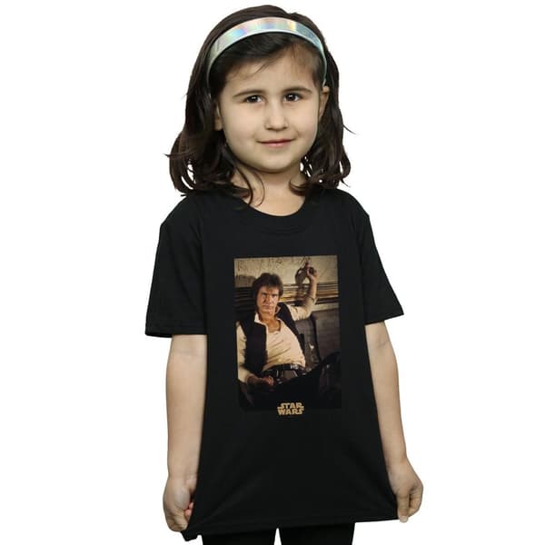 Star Wars Han Solo Mos Eisley t-shirt i bomull för flickor