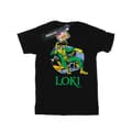 Pikkukuva 1 / 3: Marvel Womens/Ladies Loki Throne Cotton Boyfriend T-Shirt