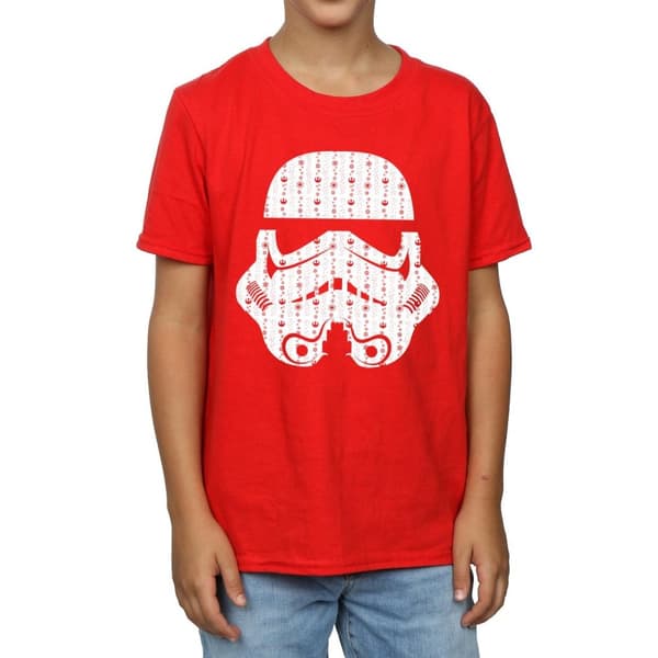 Star Wars T-shirt med stormtrooperhjälm för pojkar