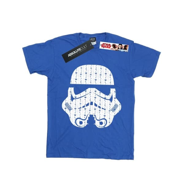 Star Wars T-shirt med stormtrooperhjälm för pojkar