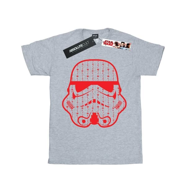 Star Wars T-shirt med stormtrooperhjälm för pojkar
