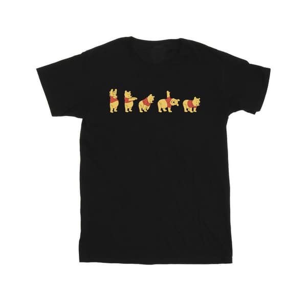 Disney Mens Winnie The Pooh Stretching T-Shirt