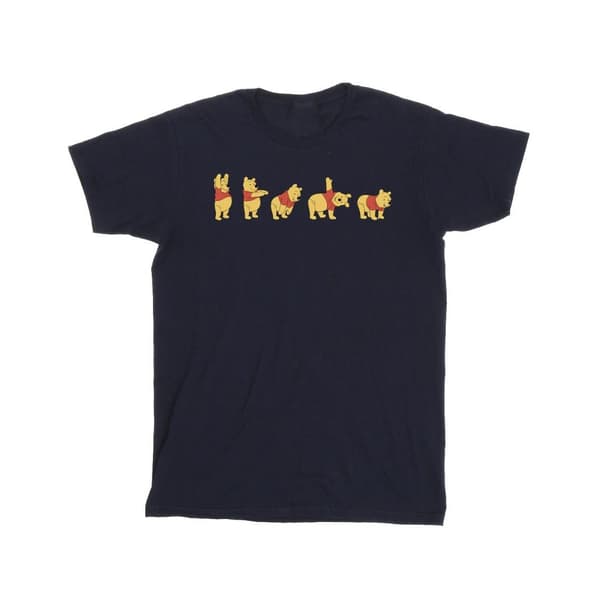Disney Mens Winnie The Pooh Stretching T-shirt
