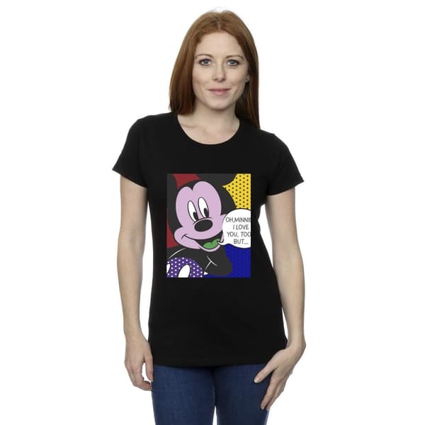 Disney Dam/Tjej Musse Pigg Oh Mimmi Pop Art T-shirt i bomull