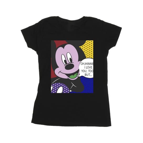 Disney Dam/Tjej Musse Pigg Oh Mimmi Pop Art T-shirt i bomull