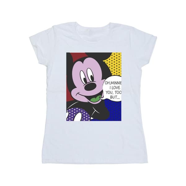 Disney Dam/Tjej Musse Pigg Oh Mimmi Pop Art T-shirt i bomull