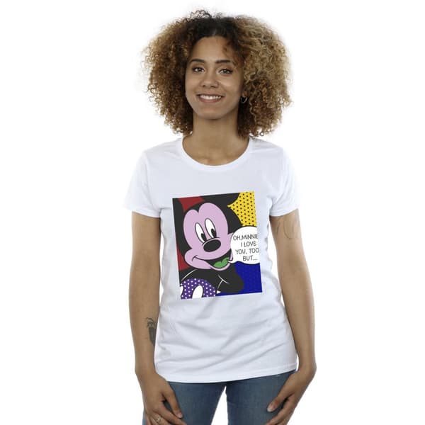 Disney Dam/Tjej Musse Pigg Oh Mimmi Pop Art T-shirt i bomull