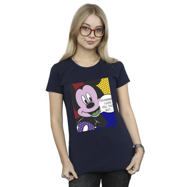Disney Dam/Tjej Musse Pigg Oh Mimmi Pop Art T-shirt i bomull
