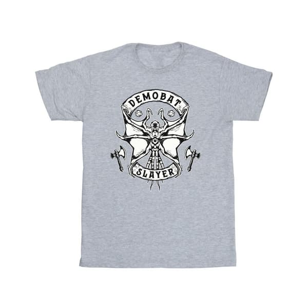 Netflix Stranger Things Demobat Slayer bomulls-T-shirt för flickor