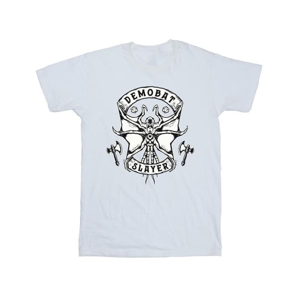 Netflix Stranger Things Demobat Slayer bomulls-T-shirt för flickor