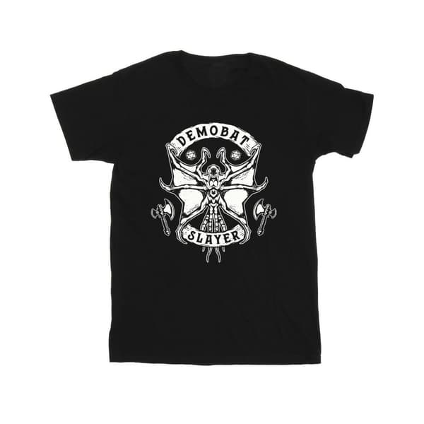 Netflix Stranger Things Demobat Slayer bomulls-T-shirt för flickor