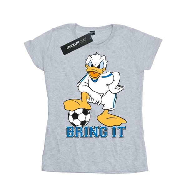 Disney Womens/Ladies Donald Duck Bring It Cotton T-Shirt