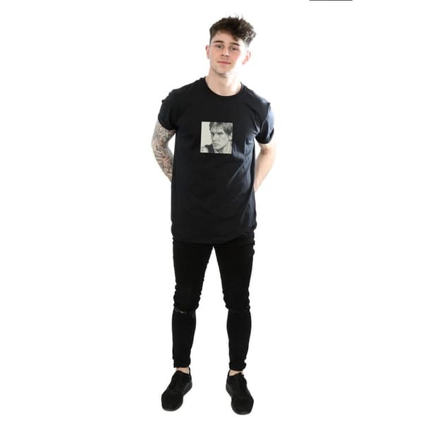 Star Wars Mens Han Solo Drawing T-Shirt