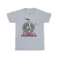 Miniatyrbild 1 av 4: Disney T-shirt i bomull för flickor - The Nightmare Before Christmas Seasons Creepings Wreath