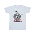Miniatyrbild 1 av 4: Disney T-shirt i bomull för flickor - The Nightmare Before Christmas Seasons Creepings Wreath