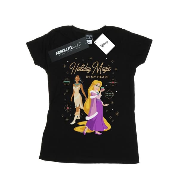 Disney Dam/Tjej Princess Holiday Magic In My Heart T-shirt i bomull