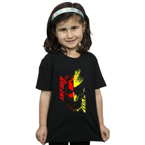 Marvel Girls Ant-Man And The Wasp Split Face Cotton T-Shirt