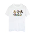 Miniatyrbild 1 av 3: Disney Dam/kvinnor Musse Pigg och hans vänner Faces Boyfriend T-shirt i bomull
