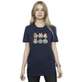 Miniatyrbild 2 av 3: Disney Dam/kvinnor Musse Pigg och hans vänner Faces Boyfriend T-shirt i bomull