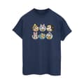 Miniatyrbild 1 av 3: Disney Dam/kvinnor Musse Pigg och hans vänner Faces Boyfriend T-shirt i bomull