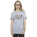 Miniatyrbild 2 av 3: Disney Dam/kvinnor Musse Pigg och hans vänner Faces Boyfriend T-shirt i bomull