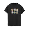 Miniatyrbild 1 av 3: Disney Dam/kvinnor Musse Pigg och hans vänner Faces Boyfriend T-shirt i bomull