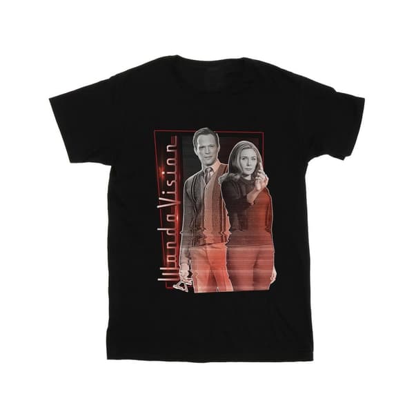 Marvel Mens WandaVision Interference Pose T-Shirt