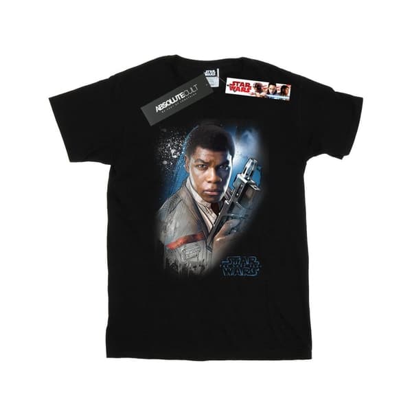 Star Wars Girls The Last Jedi Finn Brushed Cotton T-Shirt