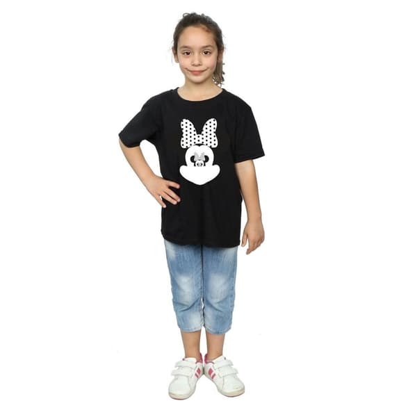 Disney Minnie Mouse Mirror Illusion T-shirt i bomull för flickor