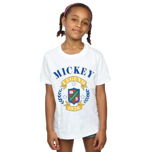 Disney Girls Mickey Mouse Legend Cotton T-Shirt