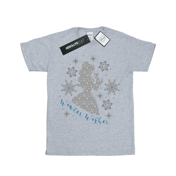 Disney Princess Belle Winter Silhouette T-shirt för pojkar