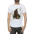 Pikkukuva 3 / 5: Star Wars Mens The Last Jedi Japanese Chewbacca Porgs T-Shirt