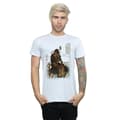 Pikkukuva 2 / 5: Star Wars Mens The Last Jedi Japanese Chewbacca Porgs T-Shirt