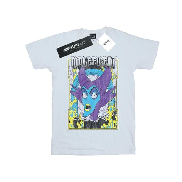 Disney T-shirt i bomull med Maleficent-affisch för flickor