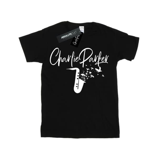 Charlie Parker T-shirt i bomull med fågelljud för flickor