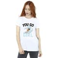 Miniatyrbilde 1 av 2: Disney Womens/Ladies Lilo And Stitch You Go Girl Cotton Boyfriend T-Shirt