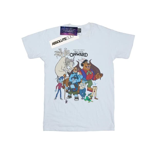 Disney T-shirt med karaktärscollage "Onward" för herrar