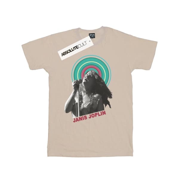 Janis Joplin Halo Photo T-shirt för herrar