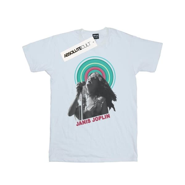 Janis Joplin Halo Photo T-shirt för herrar