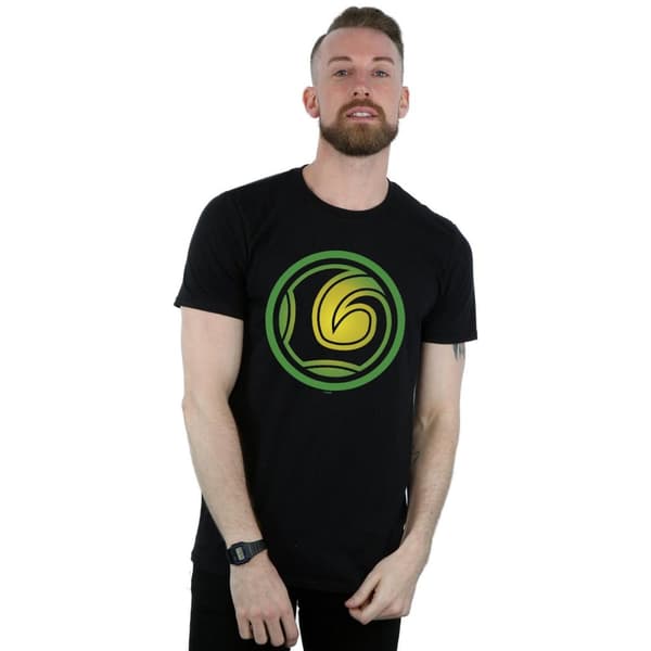 Marvel T-shirt med Loki-symbol för herrar