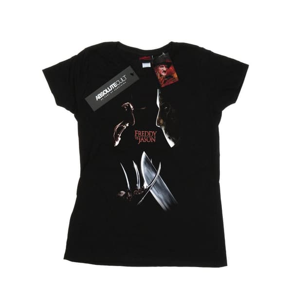 A Nightmare On Elm Street Dam/Tjej Freddy Vs Jason T-shirt i bomull