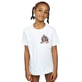 Miniatyrbillede 2 af 3: Marvel Girls Captain America Tattoo Breast Print Cotton T-Shirt