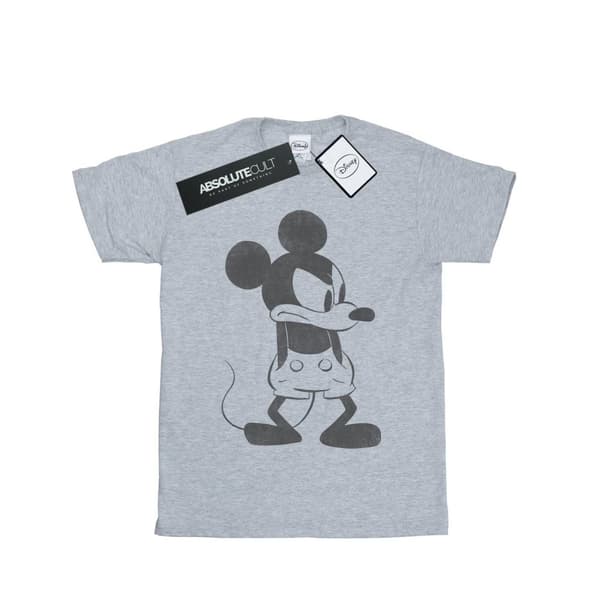 Disney Musse Pigg Angry T-shirt för herrar Sports Grey M