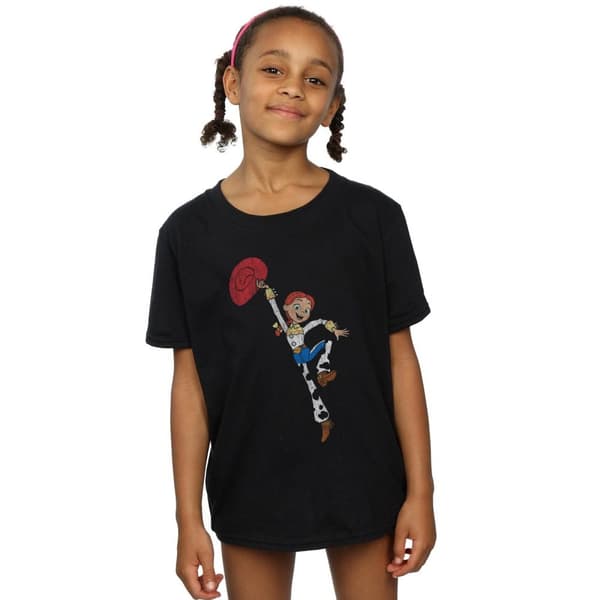 Disney Girls Toy Story 4 Jessie Jump Pose Cotton T-Shirt