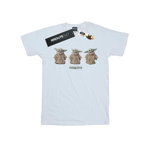Star Wars Womens/Ladies The Mandalorian The Child Poses Cotton Boyfriend T-Shirt