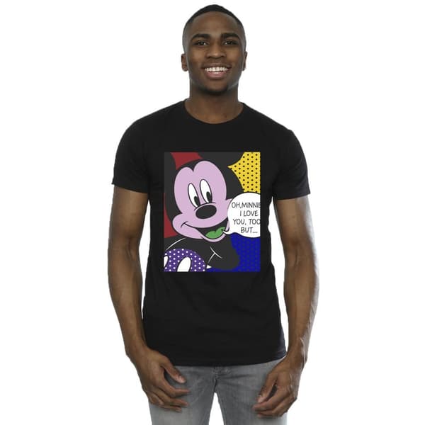 Disney Mens Musse Pigg Oh Mimmi Pop Art T-shirt