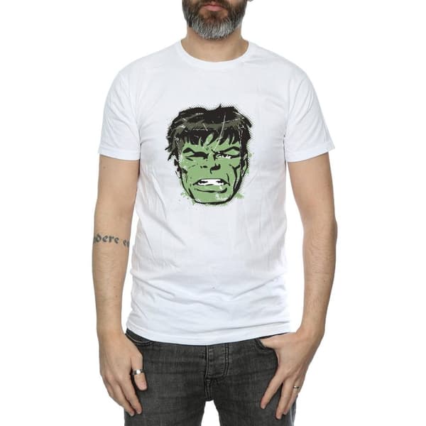 Marvel T-shirt med tryck över ansiktet från Incredible Hulk