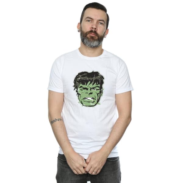 Marvel T-shirt med tryck över ansiktet från Incredible Hulk
