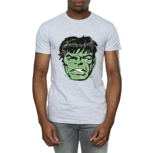 Marvel T-shirt med tryck över ansiktet från Incredible Hulk