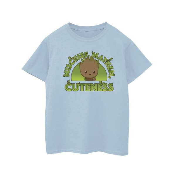 Marvel T-shirt i bomull för flickor - I Am Groot Mischief Mayhem